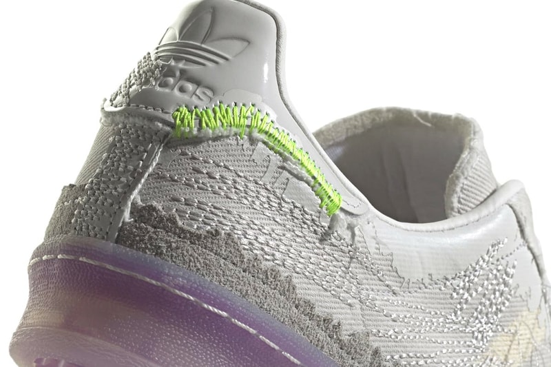 Youth of Paris x adidas Campus 80s Arrives in Second "Crystal White" Colorway black ID6805 grey one-solar green black
