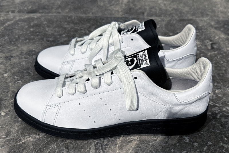 This Stan Smith Features A One Piece Leather Upper •