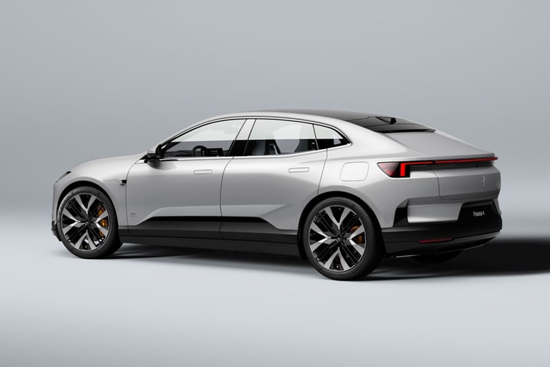 Polestar 4 Electric Car Vehicle Preview Images Photos Launch Price Specs Details Design Swedish Brand SUV Coupé Rear Window