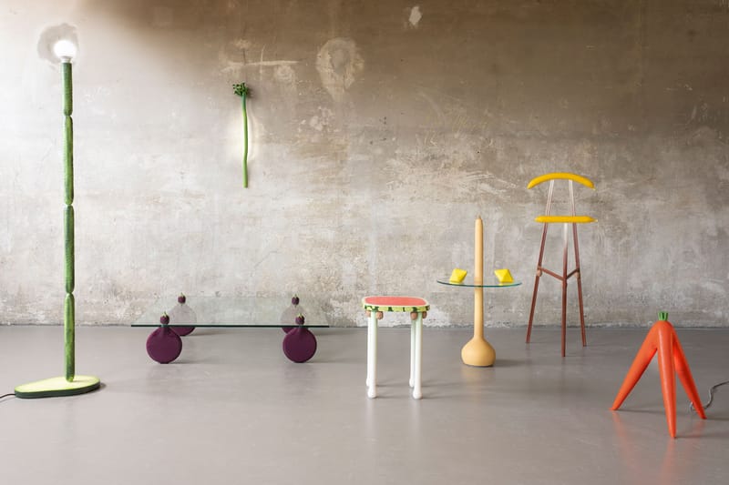 Robert Stadler’s “OMG-GMO” Presents Colorful Produce Decor