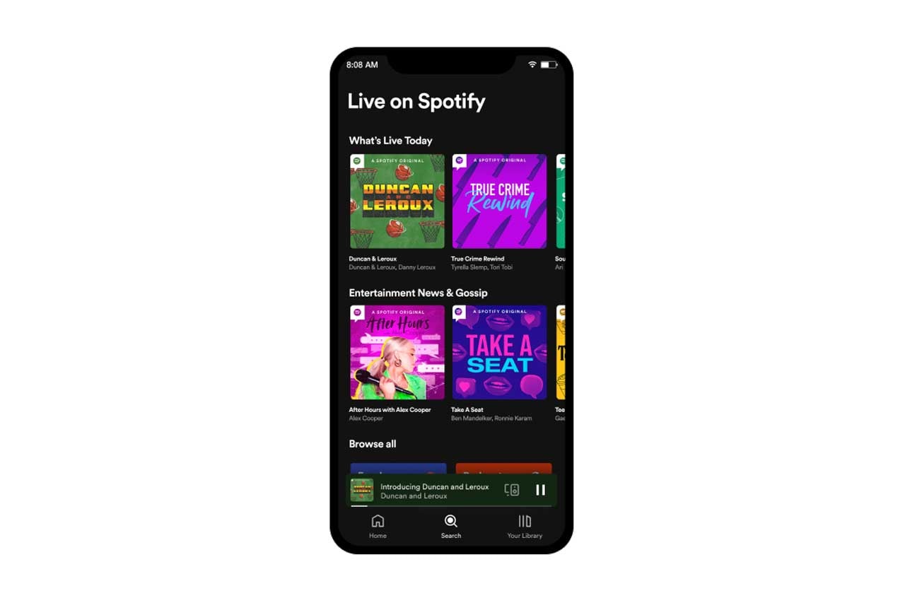 Spotify Shutters Shutdown Standalone Audio App Spotify Live Betty Labs Creator Acquisition Details Clubhouse Locker Room