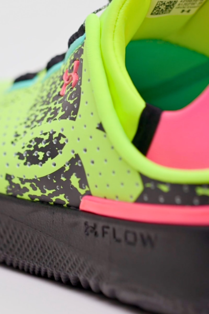 Under Armour SlipSpeed Pink Shock and Lime Surge