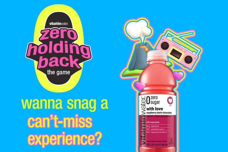 vitaminwater zero Zero Holding Back Game