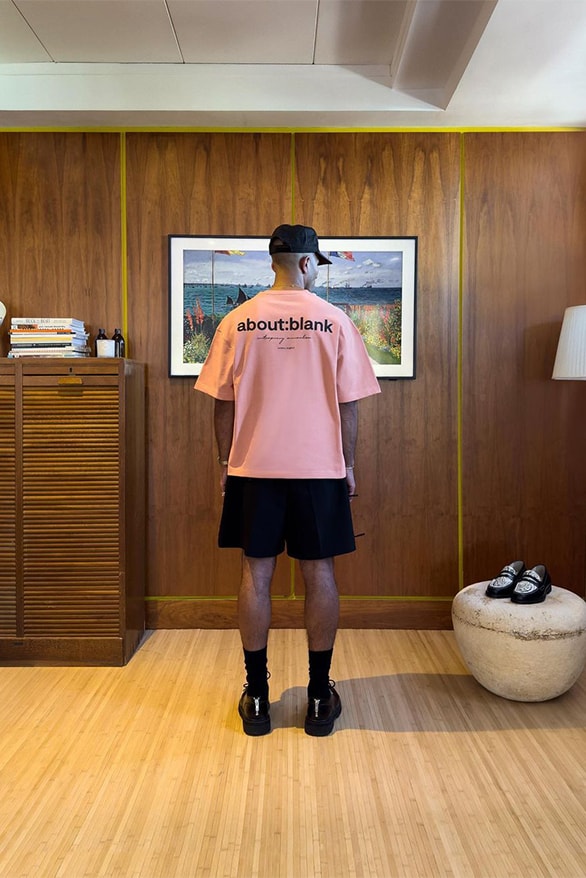 about:blank Summer 2023 Capsule Collection menswear London streetwear uk