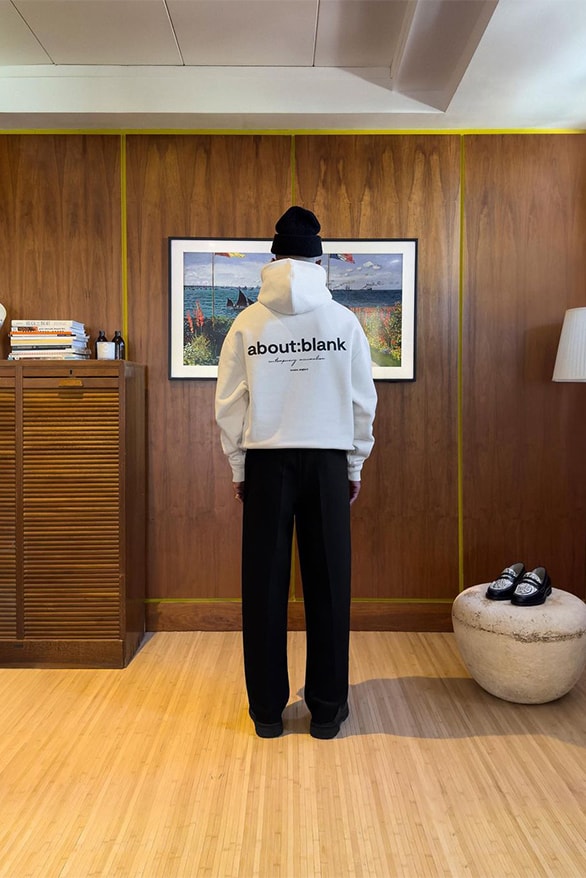 about:blank Summer 2023 Capsule Collection menswear London streetwear uk