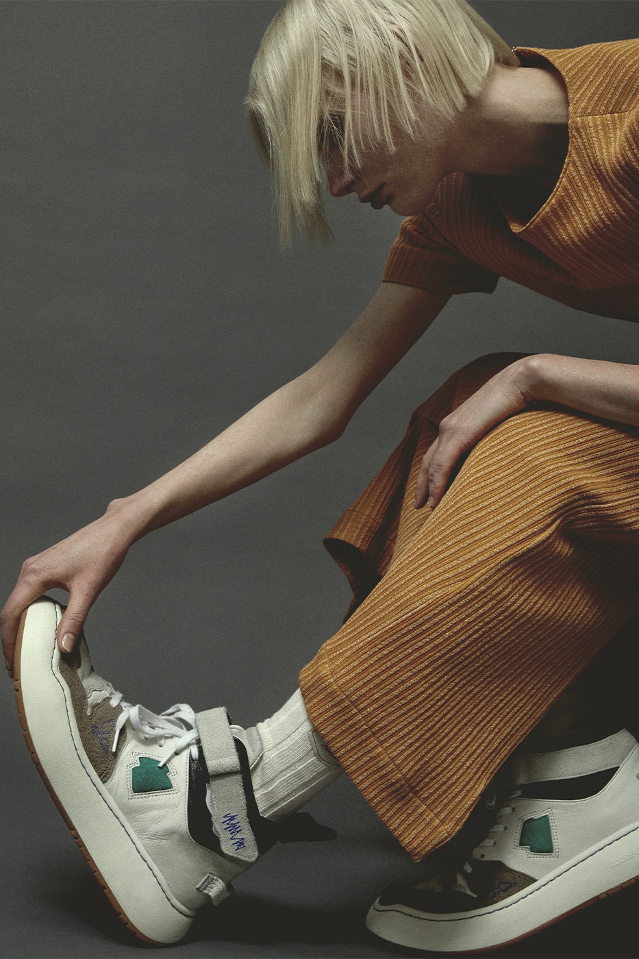 ADER ERROR Launches First Signature Shoe Collection spring/summer 2023 ss23 log german army shoe baus high top canvas slip on 