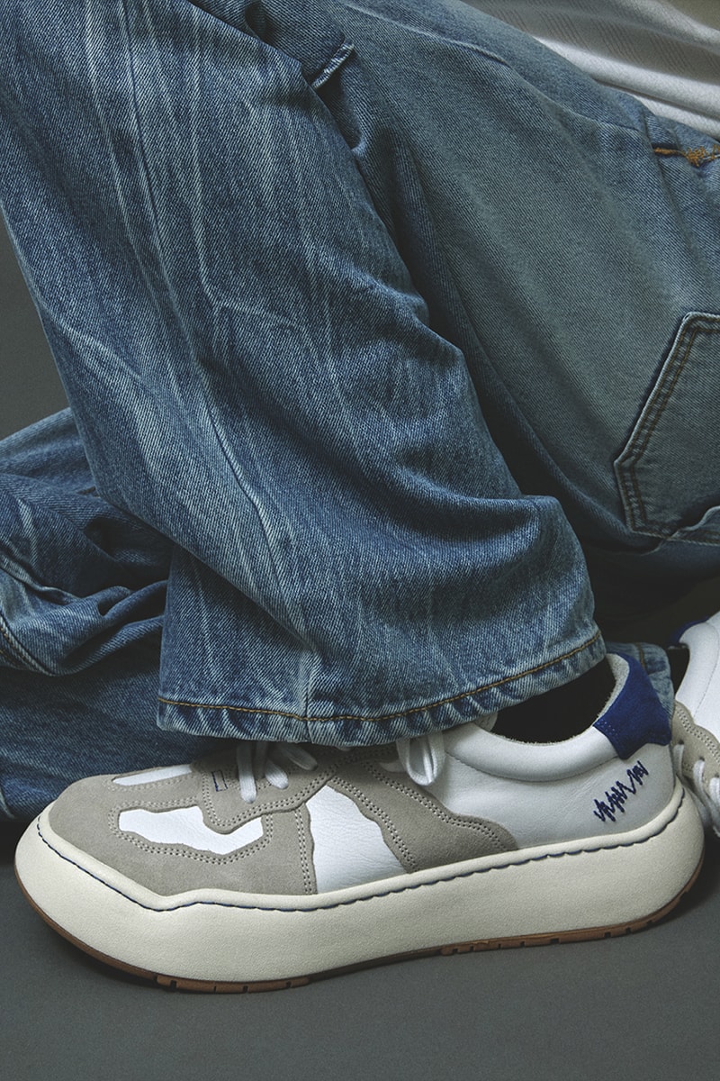 ADER ERROR Launches First Signature Shoe Collection spring/summer 2023 ss23 log german army shoe baus high top canvas slip on 