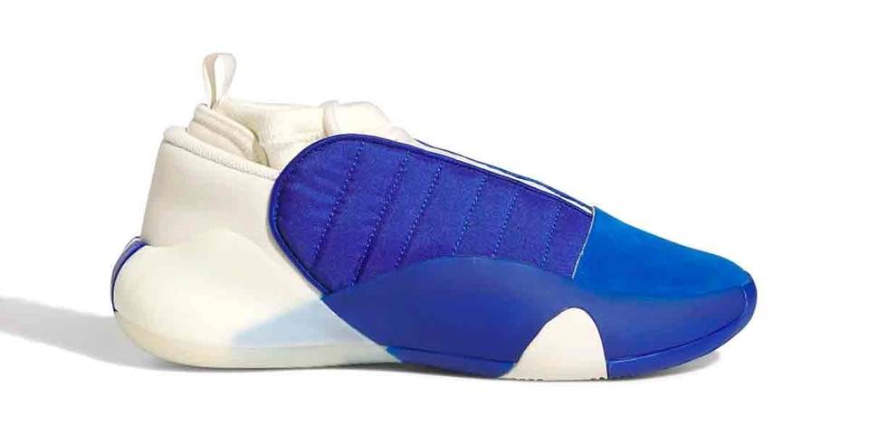 The adidas Harden Vol. 7 Gets Outfitted in "Royal Blue/Off White"