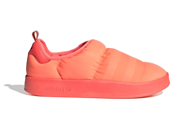 adidas Puffylette Beam Orange Fashion Footwear Three Stripe Shoes Style Orange Bright Cozy Trefoil 