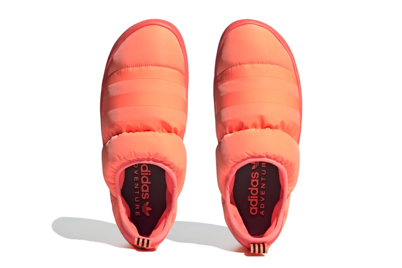 adidas Puffylette Beam Orange Fashion Footwear Three Stripe Shoes Style Orange Bright Cozy Trefoil 