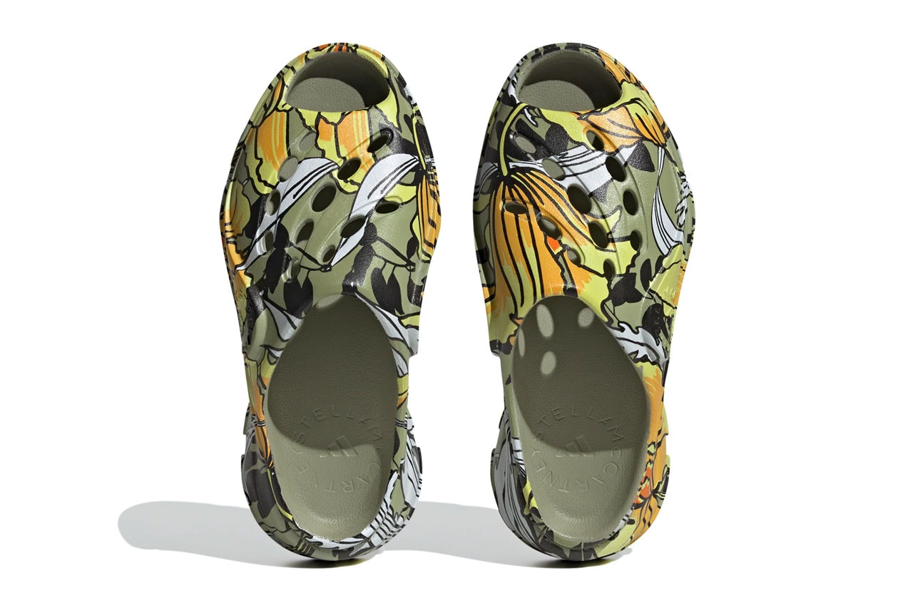 Stella McCartney adidas Clogs Collaboration Footwear Fashion Style Shoes Floral South Korea Slip-On