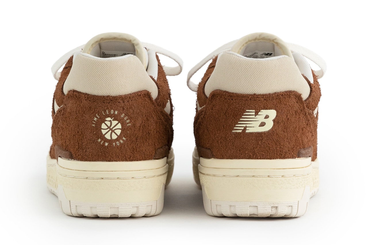 New Balance 550 Aime Leon Dore - Taupe Suede - Size 9.5 - Brown White