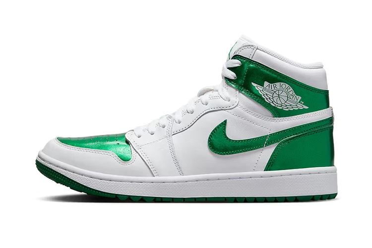 Jordan Brand Tees Up the Air Jordan 1 High Golf in "Metallic Green"