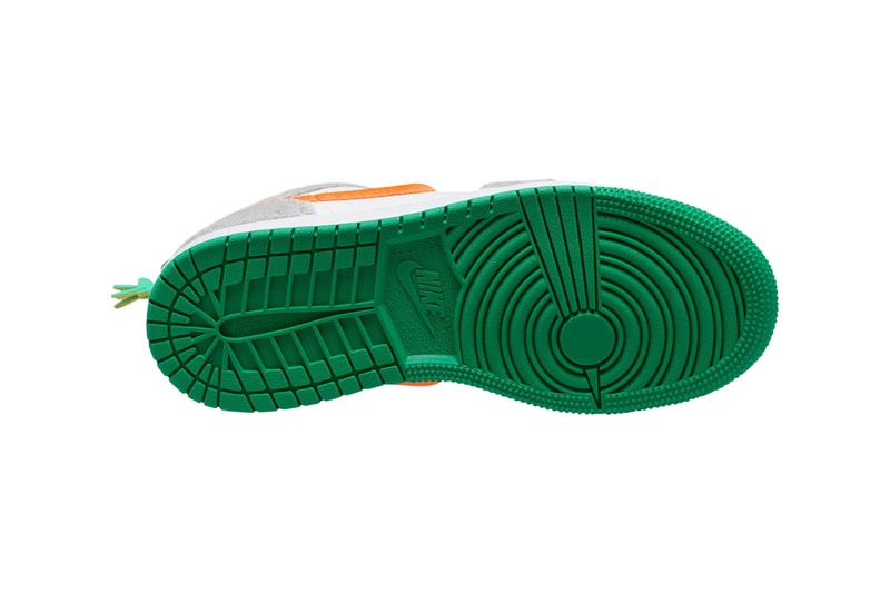 AIR JORDAN 1 LOW GS RABBIT grey orange green bugs bunny release info date price