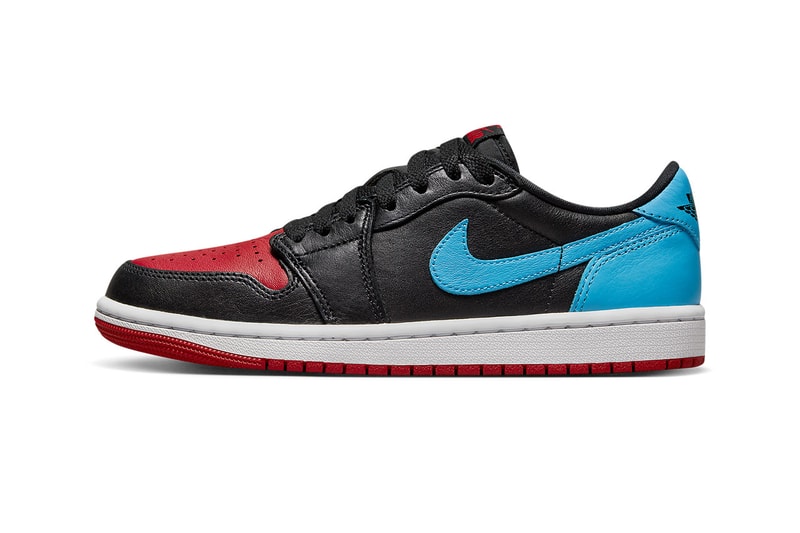 Air Jordan 1 Low OG WMNS UNC to Chicago Release Info CZ0775-046 Date Buy Price Black Dark Powder Blue Gym Red