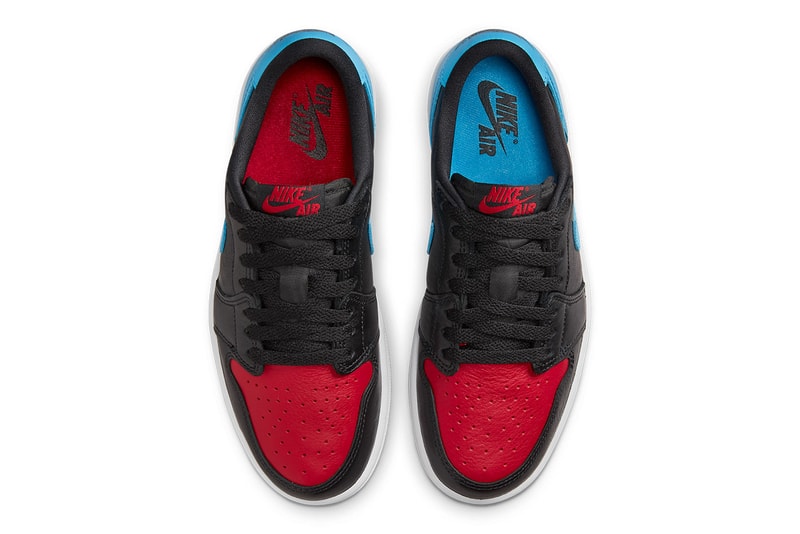 NIKE - Air Jordan 1 Low Powder Blue/ Black Dark -NOVO