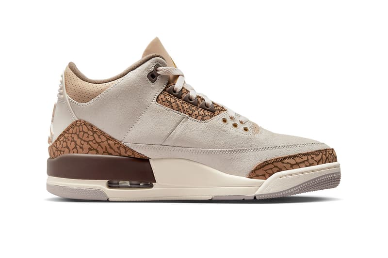 Air Jordan 3 Palomino First Look Release Info CT8532-102 Date Buy Price Light Orewood Brown Metallic Gold Light British Tan Palomino