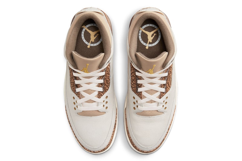 Air Jordan 3 Palomino First Look Release Info CT8532-102 Date Buy Price Light Orewood Brown Metallic Gold Light British Tan Palomino
