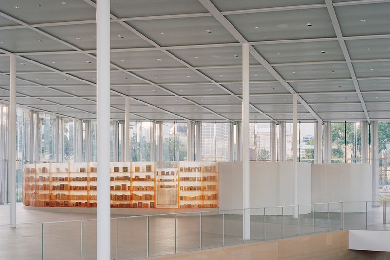 Resin Installation Casts Orange Glow Across Sydney Modern Gallery Shop