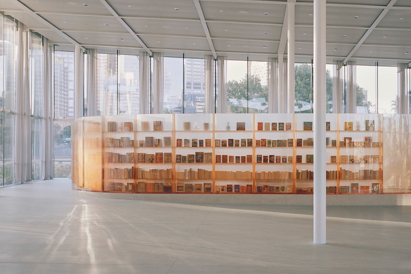 Resin Installation Casts Orange Glow Across Sydney Modern Gallery Shop
