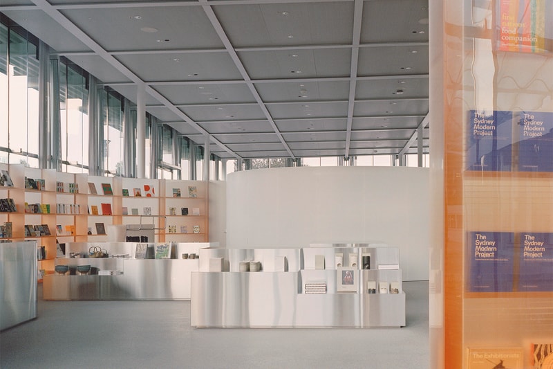 Resin Installation Casts Orange Glow Across Sydney Modern Gallery Shop