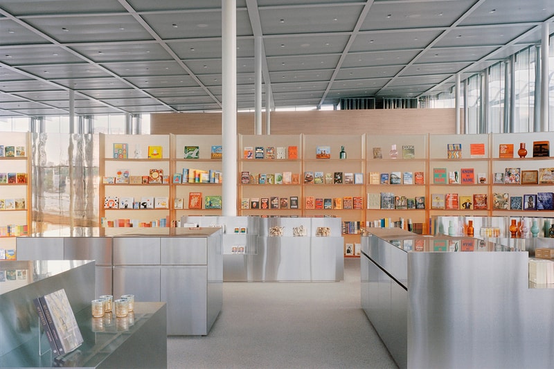 Resin Installation Casts Orange Glow Across Sydney Modern Gallery Shop