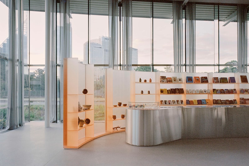 Resin Installation Casts Orange Glow Across Sydney Modern Gallery Shop