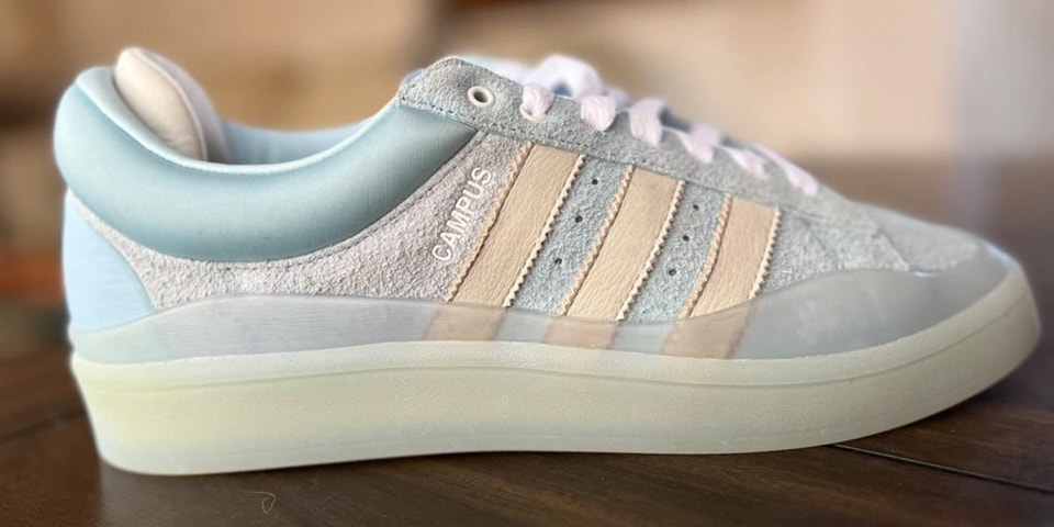 First Look at the Bad Bunny x adidas Campus Light "Blue Tint"