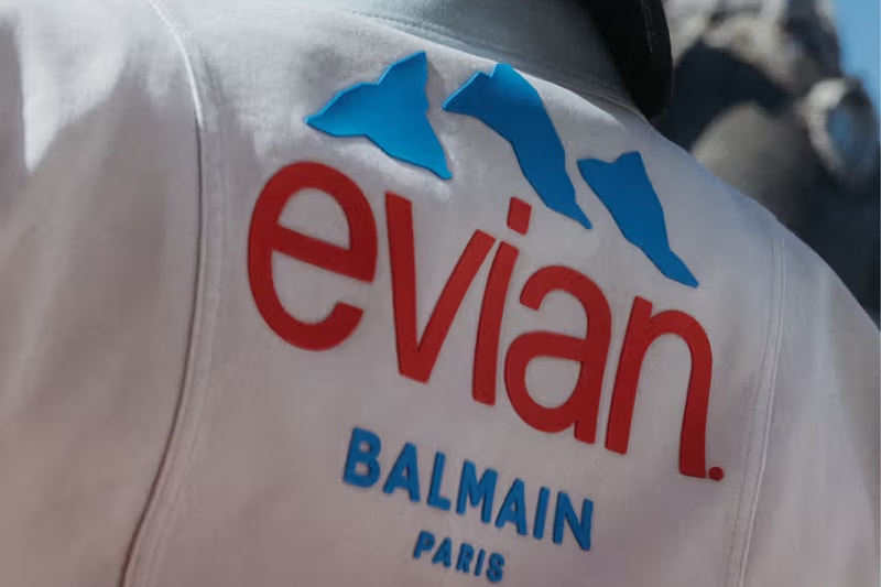 Olivier Rousteing and Balmain Are Making Waves With Evian Collaboration –  WWD