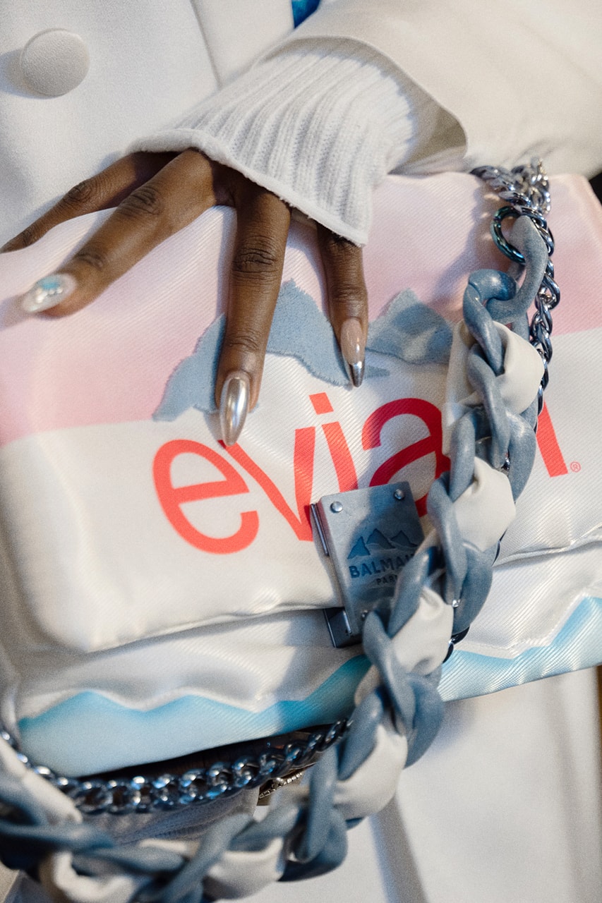 Balmain x evian Collaboration Capsule Ready to Wear Olivier Rousteing Interview Hypebeast Exclusive Sustainability Fashion