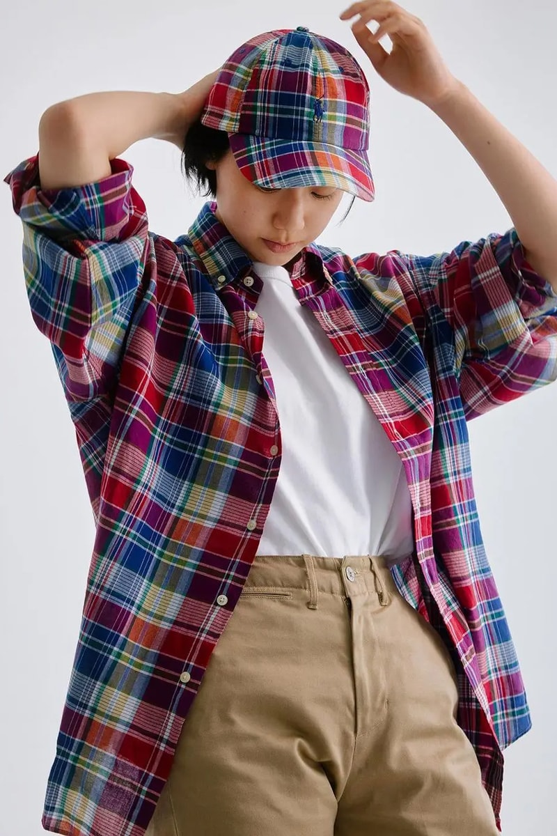 beams polo ralph lauren 10th collection oversized button up shirt t shirt socks bucket hat madras plaid official release date info photos price store list buying guide