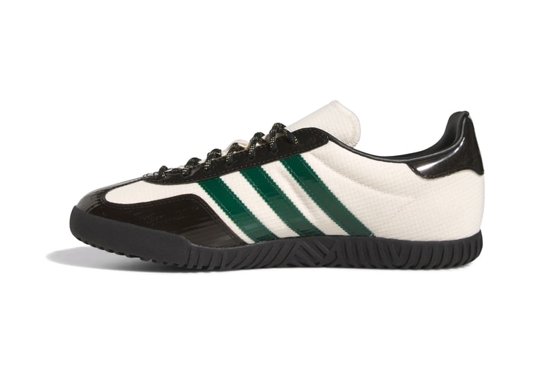 adidas Gazelle Indoor Blondey skateboarding football soccer collaboration cleats teaser info images black white green