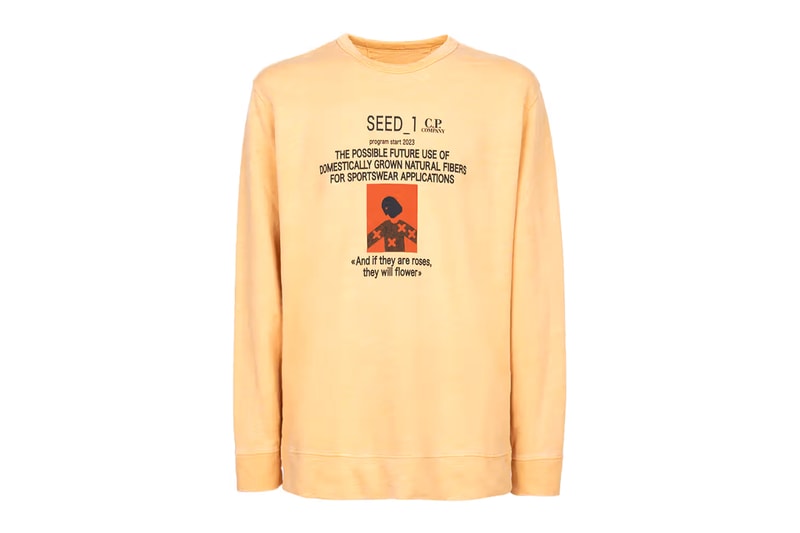 C.P. Company cotton sweatshirt men's orange color