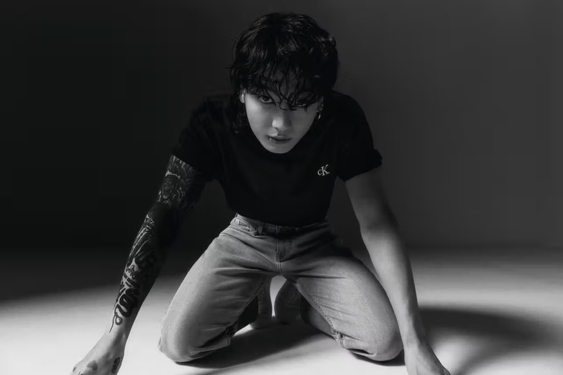 Calvin Klein Reveals New Campaign Imagery for BTS' Jungkook army j-hope rm suga jimin v jin underwear campaign