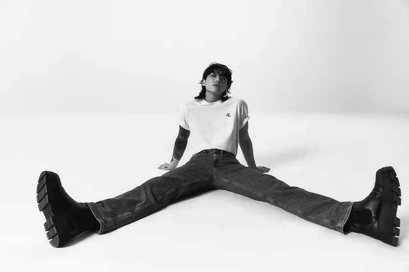 Calvin Klein Reveals New Campaign Imagery for BTS' Jungkook army j-hope rm suga jimin v jin underwear campaign