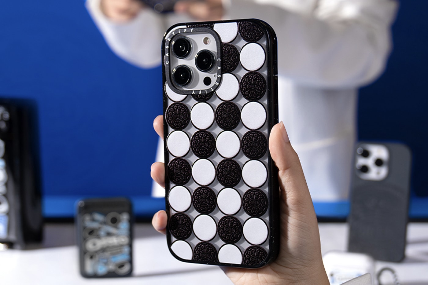 CASETiFY Launches Oreo Accessories Collaboration apple iphone apple airpods case android google phone case milks favorite cookie phone case durable