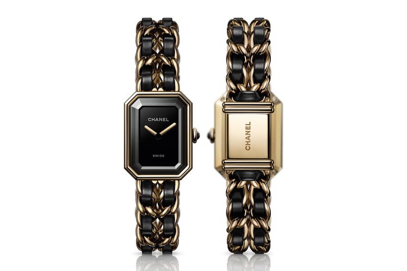 Chanel Black & Gold Premiere Watch Medium Q6J02T17K7208 | WGACA