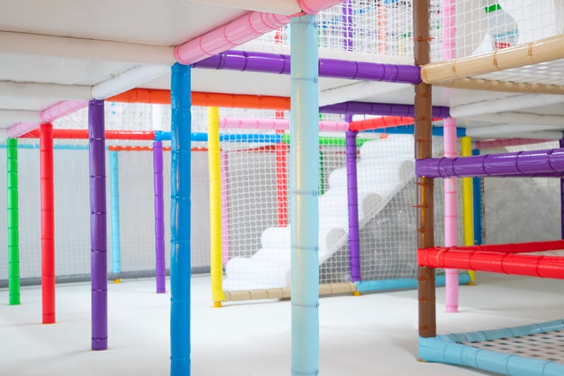 Artist Cj Hendry Created a Two-Storey Indoor Playground in Brooklyn