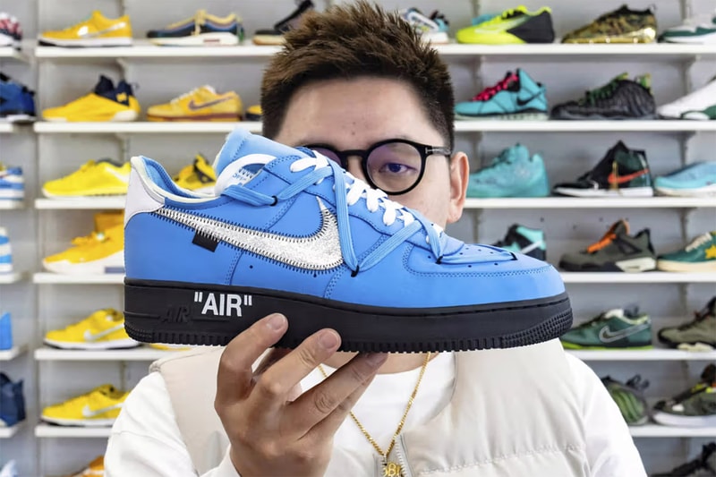 cody yunshen off white nike air force 1 low mca sample sole mates interview 