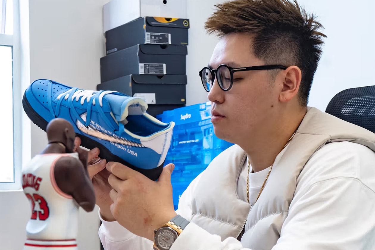 cody yunshen off white nike air force 1 low mca sample sole mates interview 