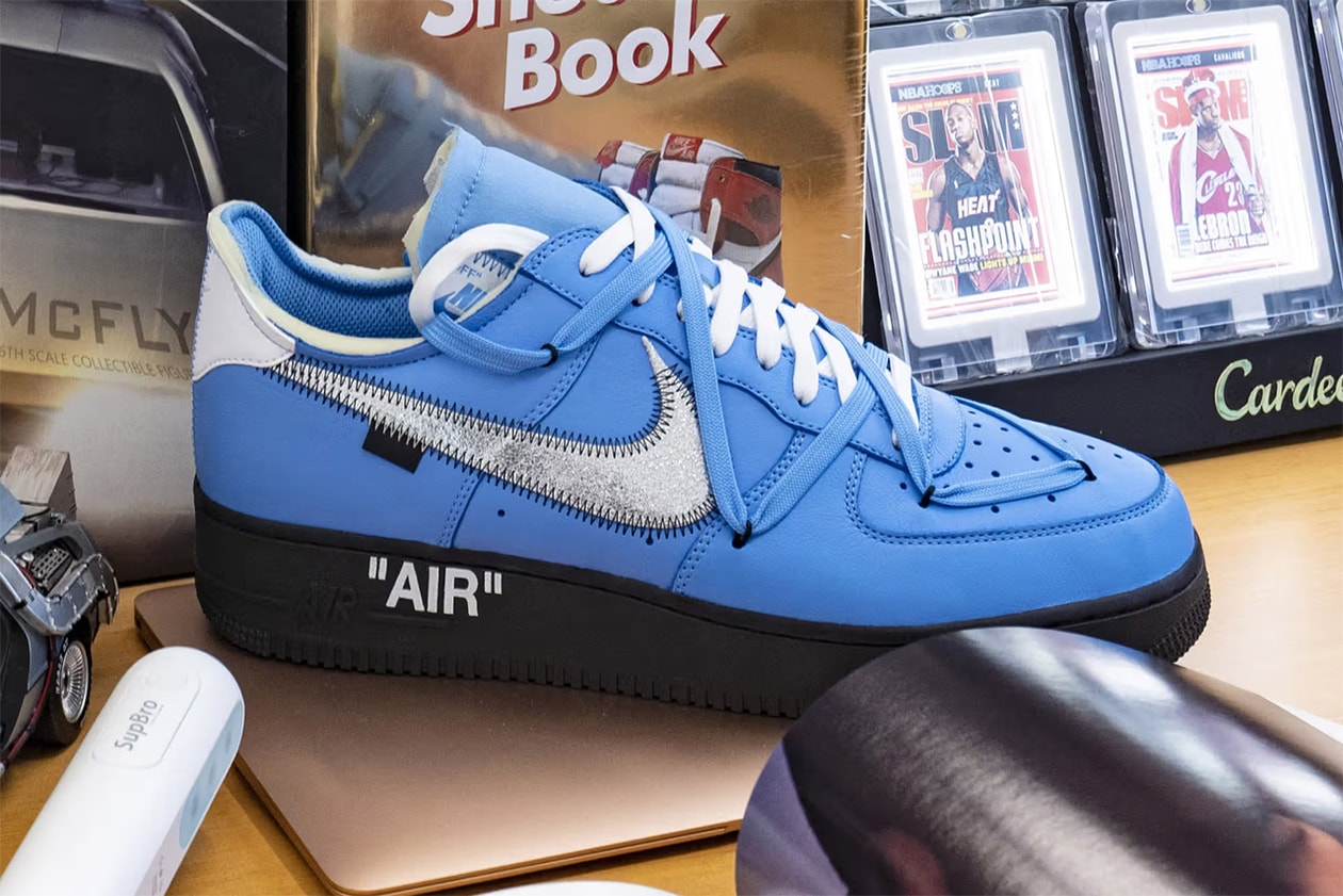 Off-White Nike Air Force 1 Mid On Feet and Impressions 