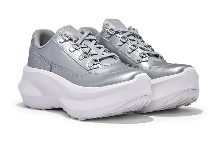 The COMME des GARÇONS x Salomon SR811 Leather Platform Is Available Now