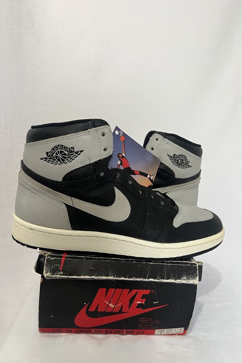 Complete Air Jordan 1 '85 OG Collection Auction Info bred royal chicago metallic shadow black/white university blue unc white/grey ko price 150k 150,000