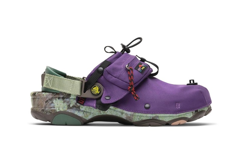 Crocs bodega all terrain nict tech clog foam pocket nylon hood pruple camo release info date price