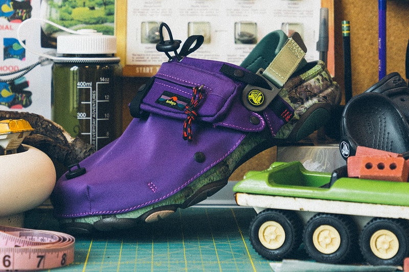 Crocs bodega all terrain nict tech clog foam pocket nylon hood pruple camo release info date price