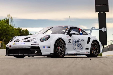 Daniel Arsham's Porsche 992 GT3 Cup Eroded Takes to the Track