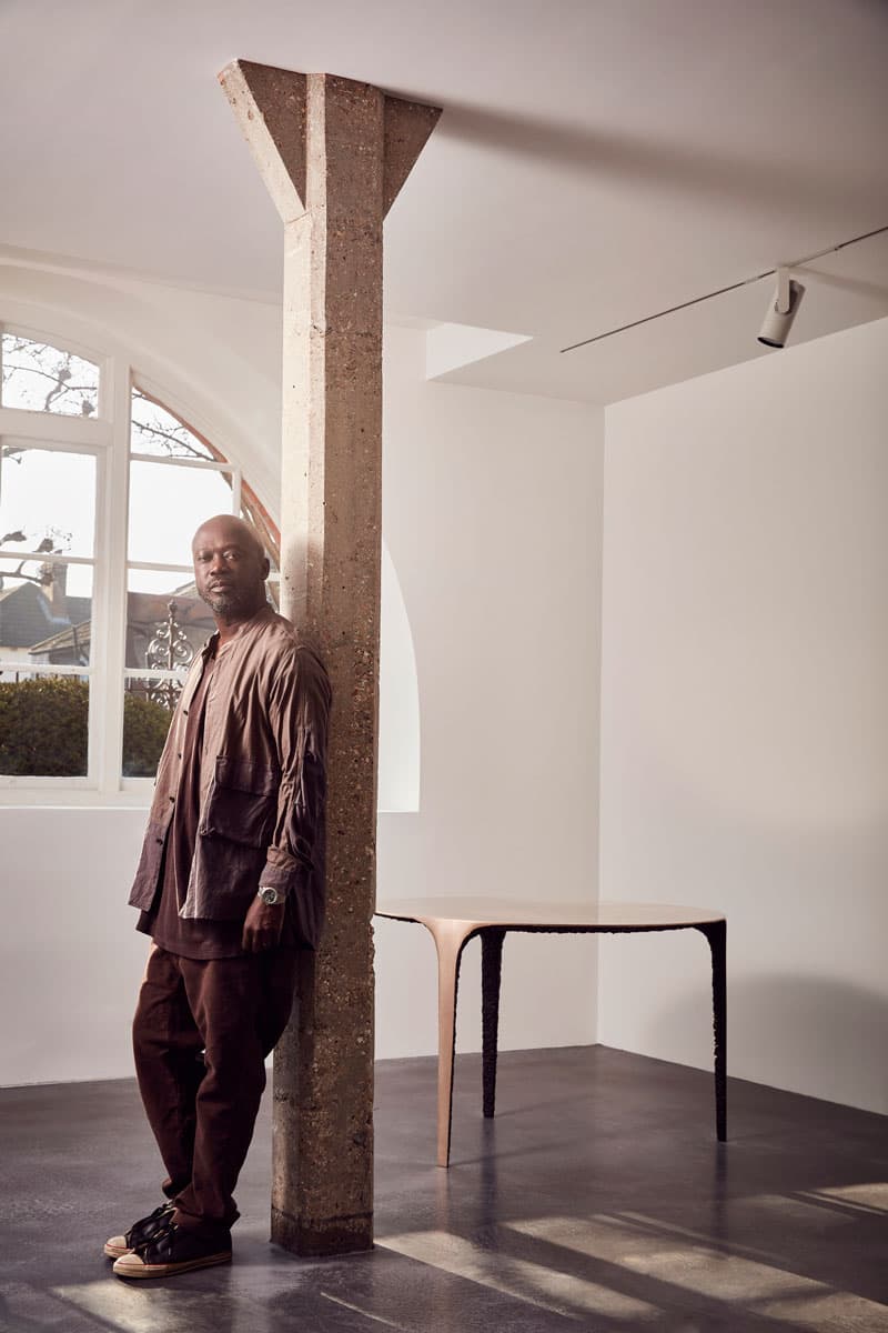 David Adjaye's "Yaawa" Collection Explores the Materiality of Bronze 