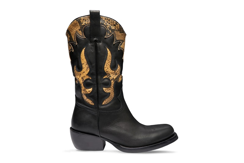 dries van noten gold boots