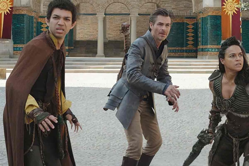 'Dungeons & Dragons: Honor Among Thieves' To Hit Box Office Opening of $40 Million USD chris pine Michelle Rodriguez, Justice Smith and Sophia Lillis hasbro game Paramount Pictures