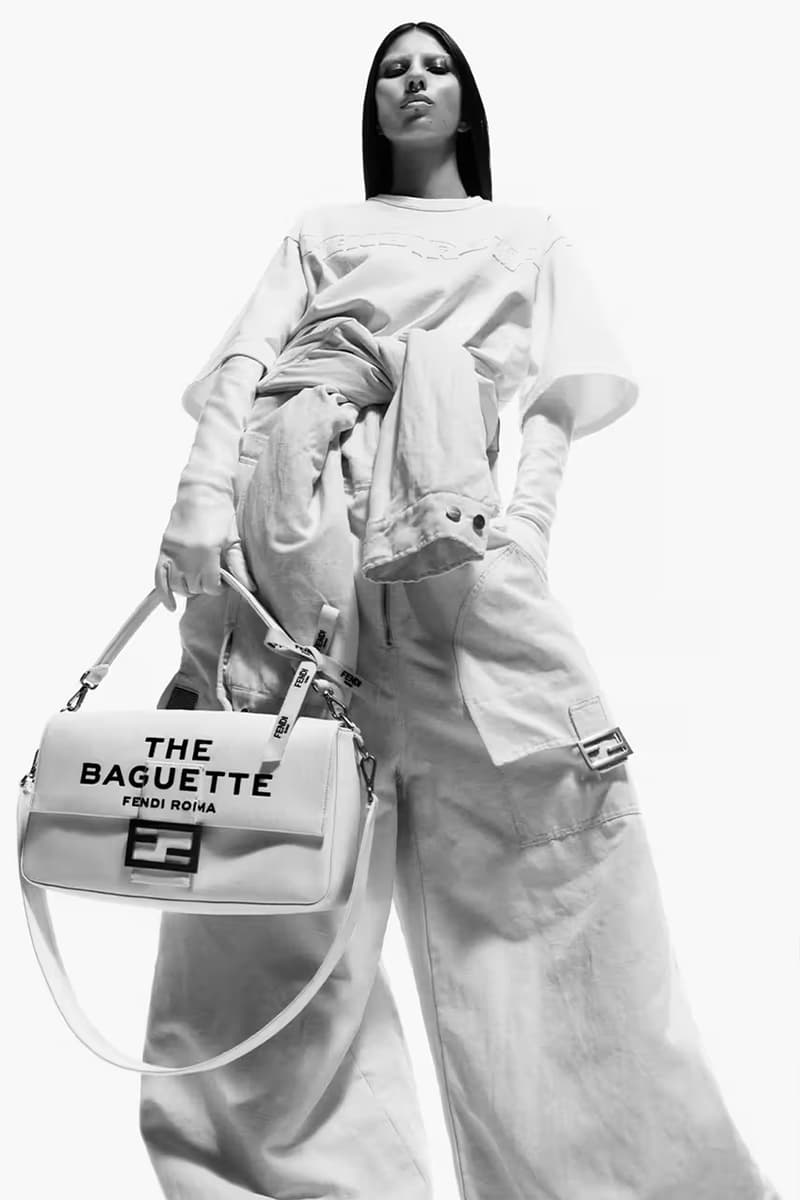 FENDI Officially Unveils Much-Anticipated Marc Jacobs Capsule Collection spring summer 2023 ss23 fendi baguette fendi roma maxi phone baguett nano bags